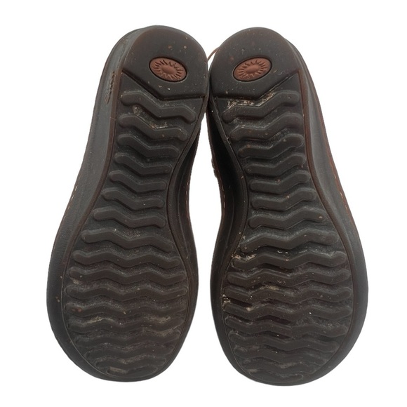 UGG Tan Knee Boots with Sheepskin Detail - Picture 8 of 8